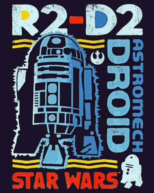 Star Wars R2D2 Diamond Painting