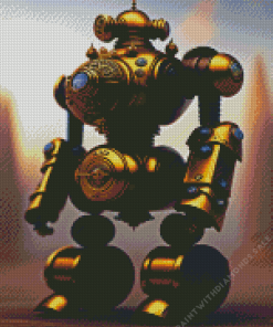 Steampunk Robot Diamond Painting