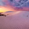 Sunset Over White Sand Diamond Painting