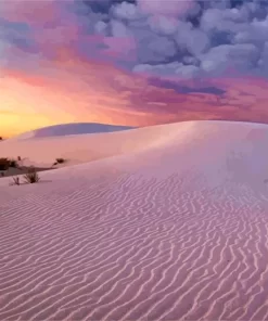 Sunset Over White Sand Diamond Painting