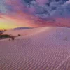 Sunset Over White Sand Diamond Painting