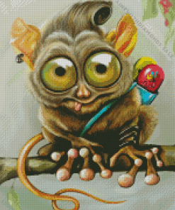 Tarsier Art Diamond Painting