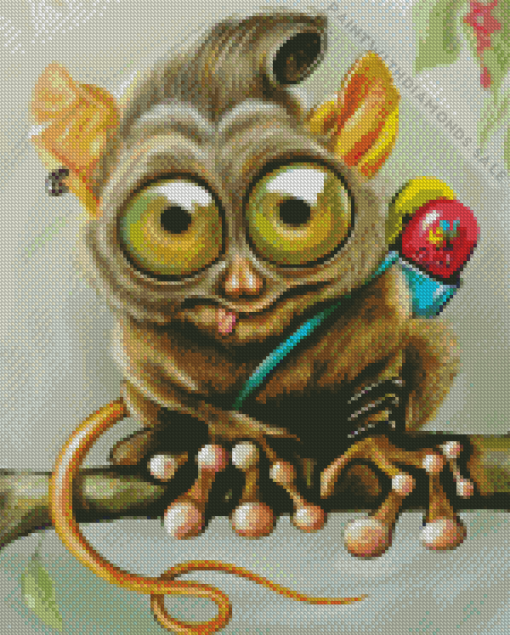 Tarsier Art Diamond Painting