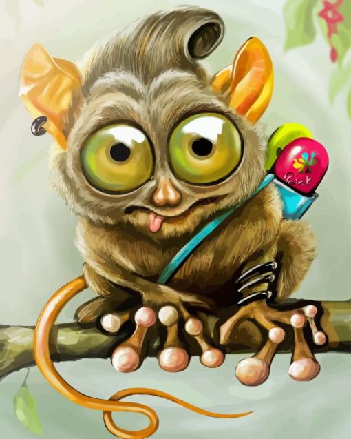 Tarsier Art Diamond Painting