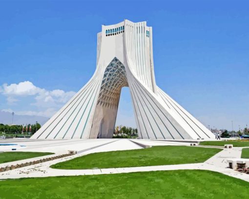 Tehran Azadi Tower Diamond Painting