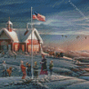 Terry Redlin America Diamond Painting