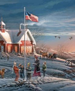 Terry Redlin America Diamond Painting