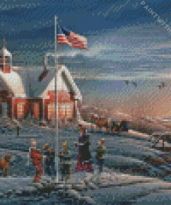 Terry Redlin America Diamond Painting