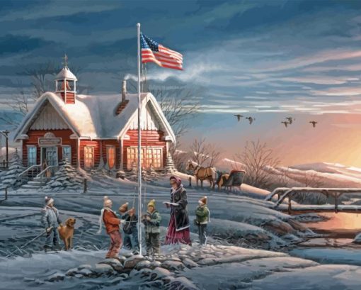 Terry Redlin America Diamond Painting