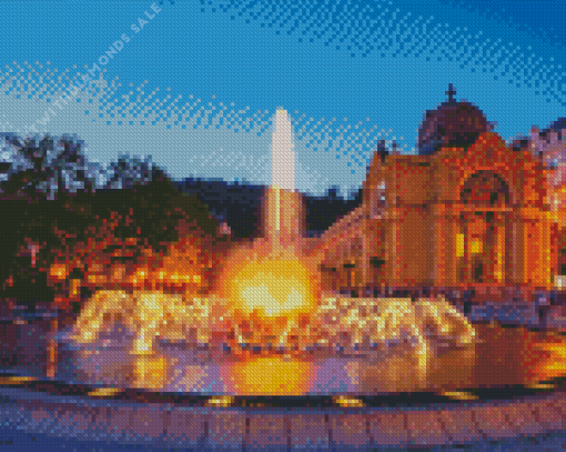 The Singing Fountain Kosice Diamond Painting