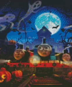 Thomas And Friends Halloween Diamond Painting