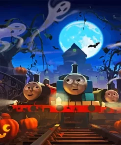 Thomas And Friends Halloween Diamond Painting