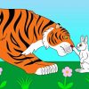 Tiger And Rabbit Diamond Painting