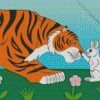 Tiger And Rabbit Diamond Painting