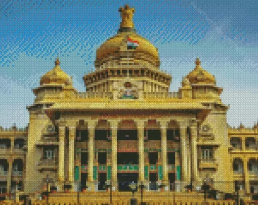 Vidhana Soudha Diamond Painting