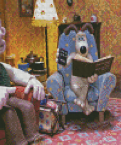 Wallace And Gromit Art Diamond Painting