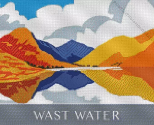 Wast Water Lake District Diamond Painting