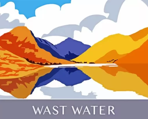 Wast Water Lake District Diamond Painting