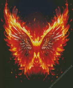 Wings Fire Diamond Painting