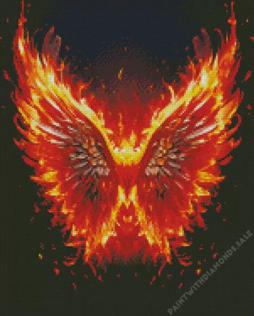 Wings Fire Diamond Painting