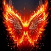 Wings Fire Diamond Painting