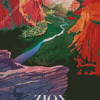 Zion Park Poster Diamond Painting