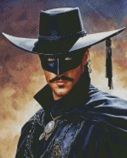 Zorro Superhero Diamond Painting