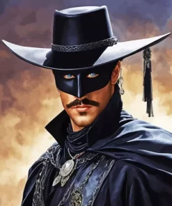 Zorro Superhero Diamond Painting