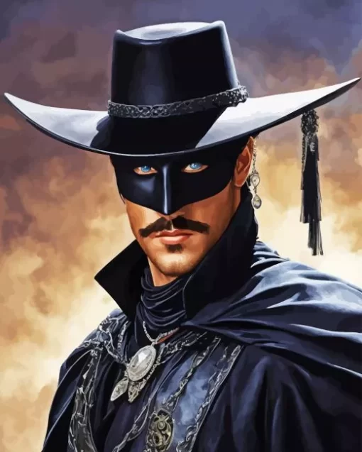 Zorro Superhero Diamond Painting