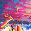 Abstract Kitesurfing Diamond Painting