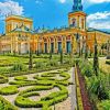 Aesthetic Wilanow Castle Diamond Painting