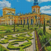 Aesthetic Wilanow Castle Diamond Painting