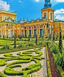 Aesthetic Wilanow Castle Diamond Painting