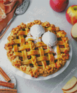 Apple Pie Dish Diamond Painting