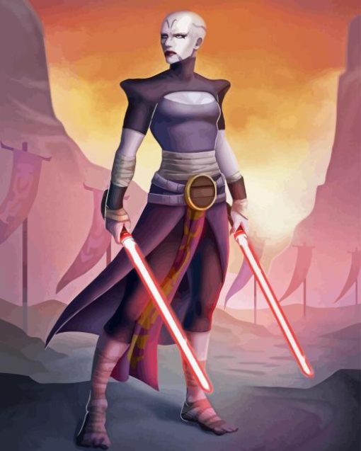 Asajj Ventress Art Diamond Painting