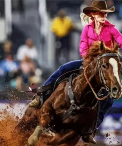 Barrel Racer Diamond Painting