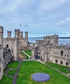 Caernarfon Castle Diamond Painting