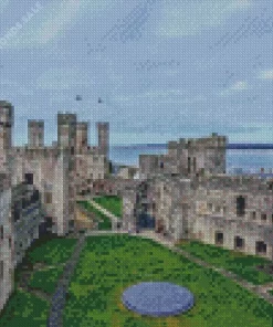 Caernarfon Castle Diamond Painting