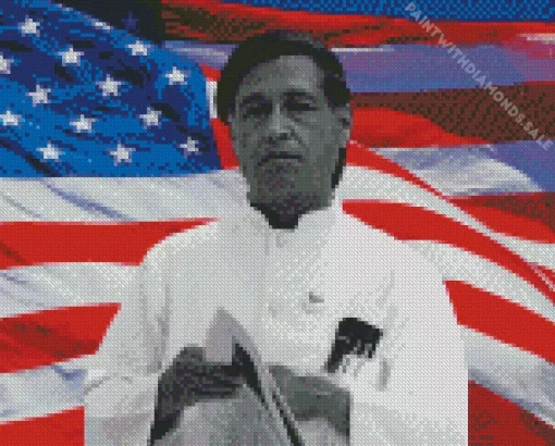 Cesar Chavez Diamond Painting