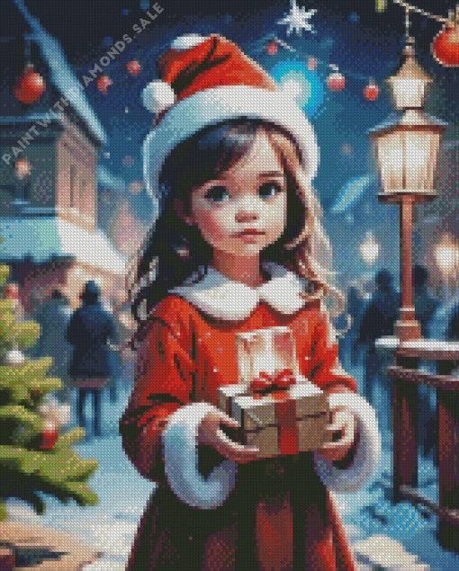 Christmas Girl Diamond Painting