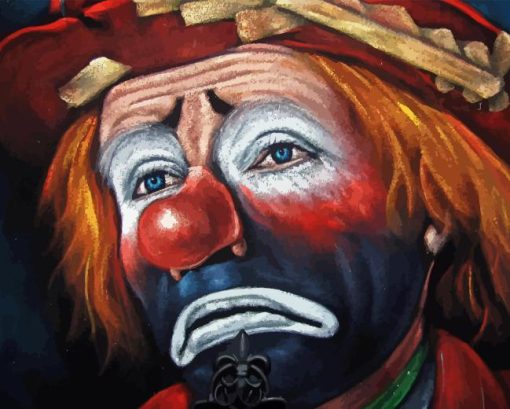 Crying Clown Diamond Painting