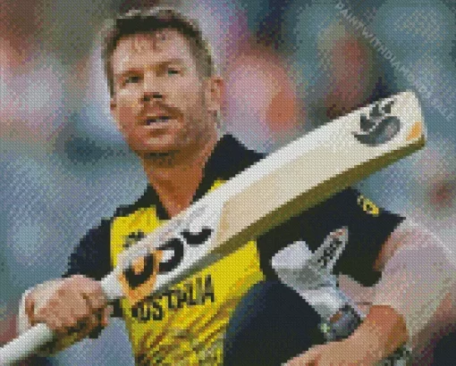 David Warner Diamond Painting