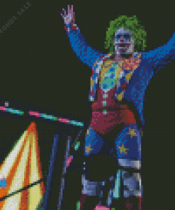 Doink The Clown Wrestler Diamond Painting