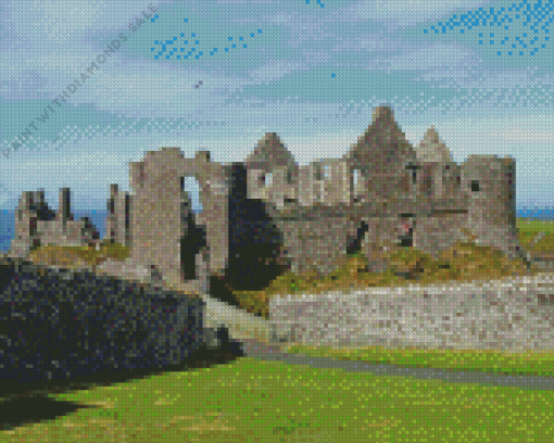 Dunluce Castle Ireland Diamond Painting