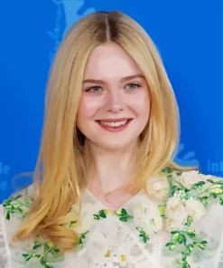 Elle Fanning Diamond Painting