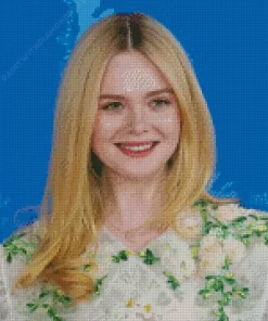 Elle Fanning Diamond Painting