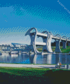 Falkirk Wheel Scotland Diamond Painting