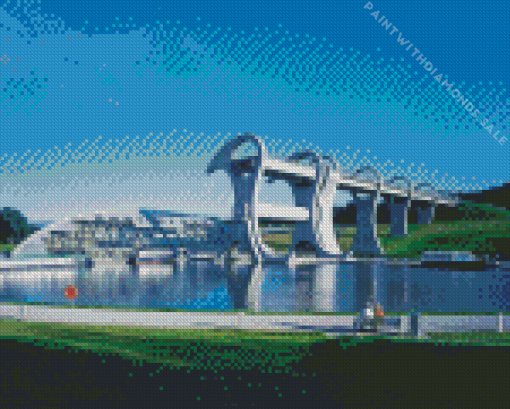 Falkirk Wheel Scotland Diamond Painting