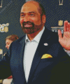 Franco Harris Running Back Diamond Painting