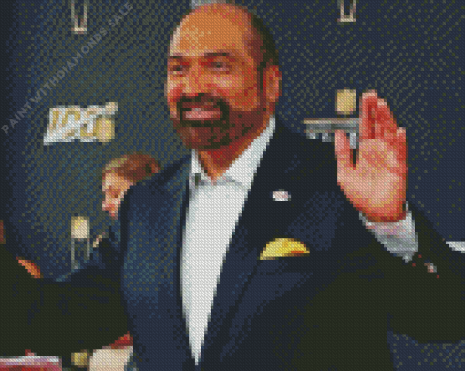 Franco Harris Running Back Diamond Painting